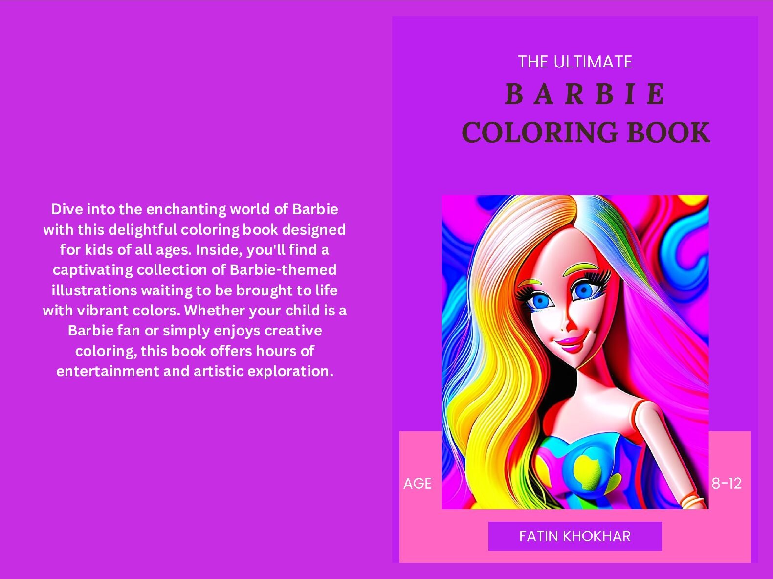 Barbie Coloring Book for Kids