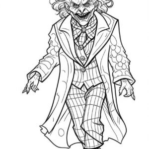 Joker Characters Coloring Book