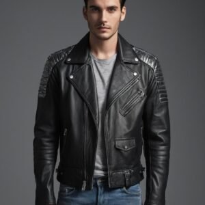 Biker Rebel Leather Jacket